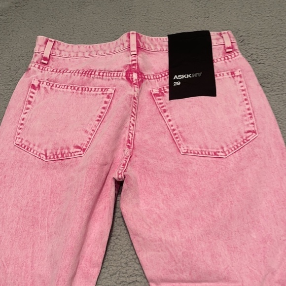 ASKKNY BEAU ACID PINK Jeans size 29 - Picture 11 of 13